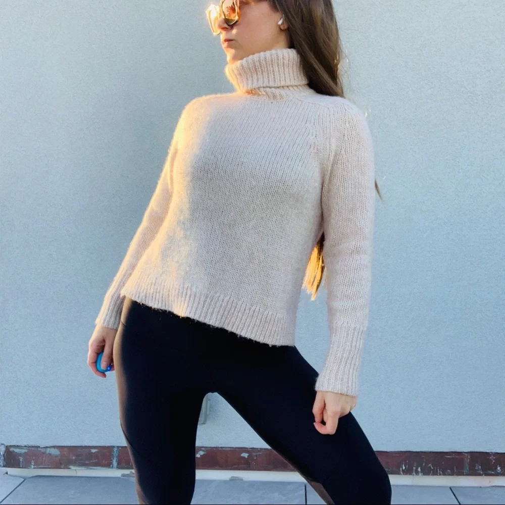 J.Crew The Chunky Knit Sweater Wool Mohair Oversized Yarn Pullover